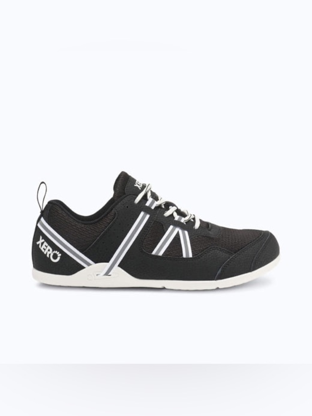 Xero Shoes Prio minimalist cross-training shoes in black and white Mens’ Size 10